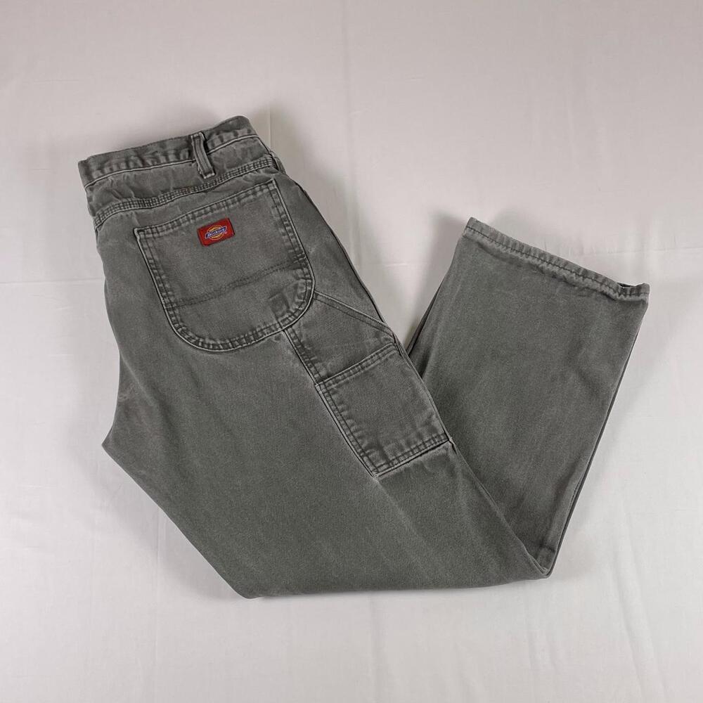 Dickies Relaxed Carpenter Pants Green Baggy 36x32